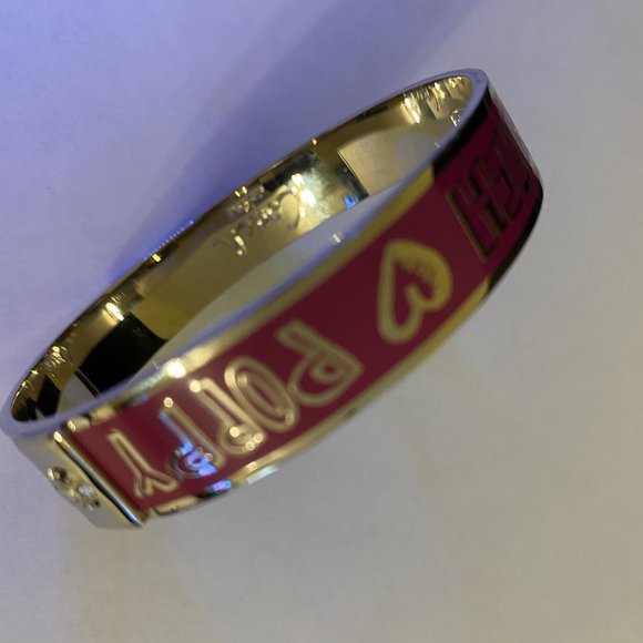 Coach Pink Poppy Bangle Bracelet - Picture 2 of 4